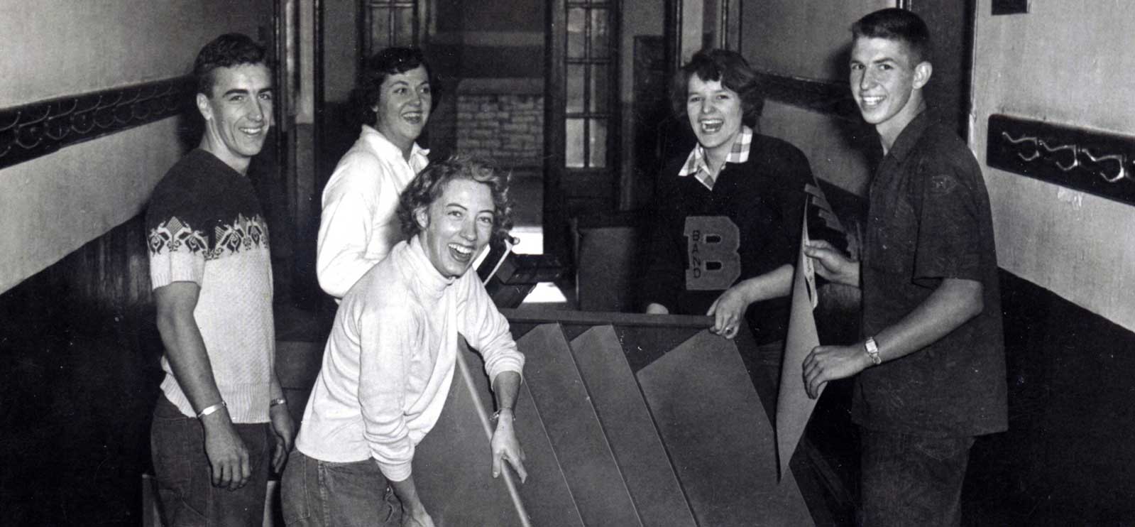 move to a new campus, 1953